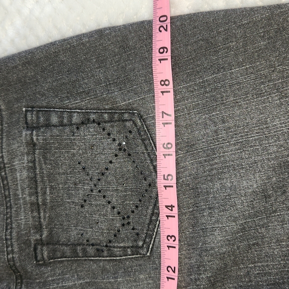 ANN TAYLOR LOFT PETITES WOMENS JEANS SIZE 10P DARK GREY - Picture 10 of 13